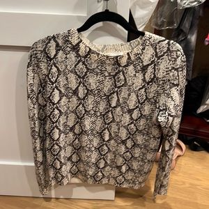 minnie rose cashmere sweater size S worn once